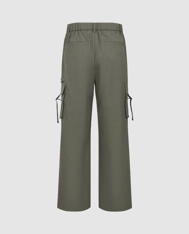  URBAN REVIVO - Quần nam ống rộng phối túi hộp 