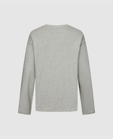  URBAN REVIVO - Áo thun nam cổ tròn tay dài 