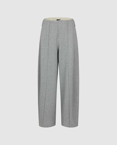  URBAN REVIVO - Quần nữ ống đứng xếp li 