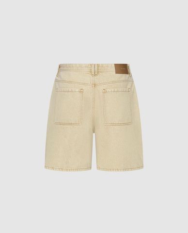  URBAN REVIVO - Quần short jeans nam ngang gối Leisure 