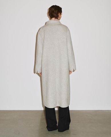  URBAN REVIVO - Áo khoác măng tô nữ dáng dài 