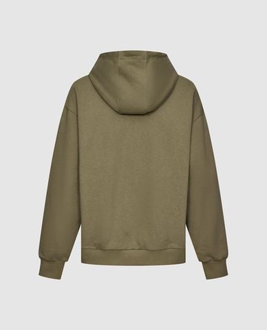  URBAN REVIVO - Áo hoodie nam tay dài họa tiết pixel 