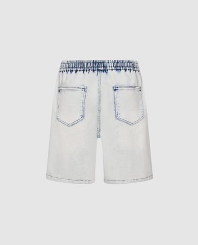  URBAN REVIVO - Quần short jeans nam lưng thun thời thượng 
