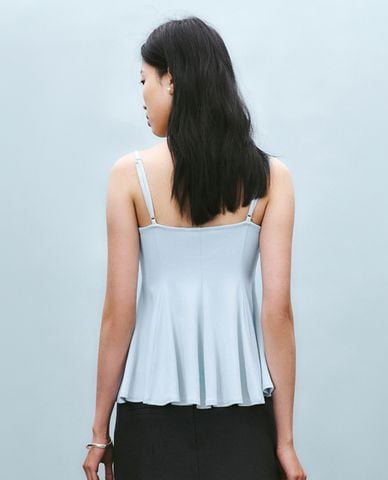  URBAN REVIVO - Áo hai dây nữ dáng xòe nữ tính 