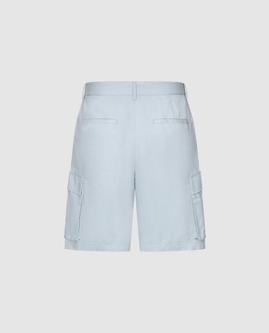  URBAN REVIVO - Quần short nam ngang gối phối túi hộp 