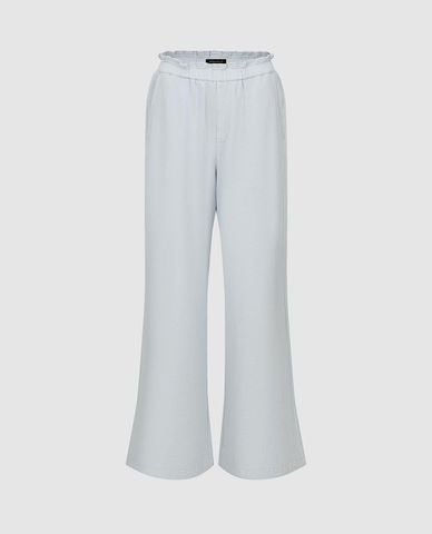  URBAN REVIVO - Quần jeans nữ ống loe lưng thun 