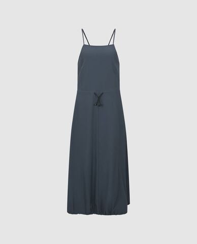  URBAN REVIVO - Đầm hai dây midi phom suông Cami 