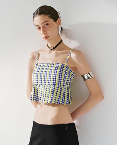  URBAN REVIVO - Áo croptop nữ hai dây Cami 
