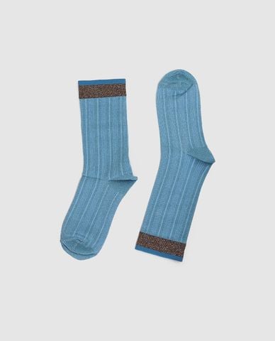  URBAN REVIVO - Vớ nữ cổ cao ánh kim 