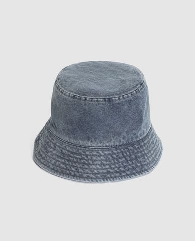  URBAN REVIVO - Nón bucket unisex denim 