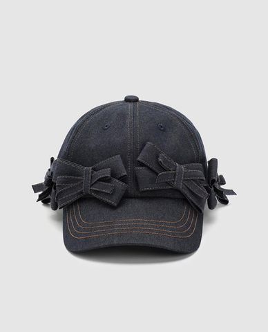  URBAN REVIVO - Nón bóng chày nữ phối nơ độc đáo 