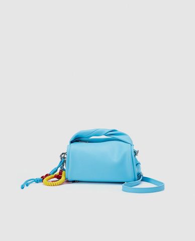  URBAN REVIVO - Túi đeo vai nữ hình thang phối charm 