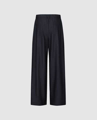  URBAN REVIVO - Quần jeans nữ ống rộng xếp li 