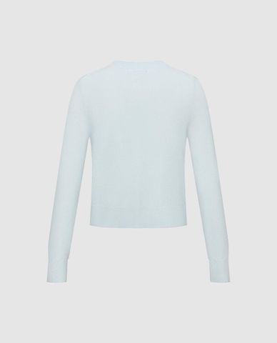  URBAN REVIVO - Áo khoác cardigan nữ cổ tròn phom ôm 