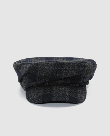  URBAN REVIVO - Nón beret nữ kẻ sọc 
