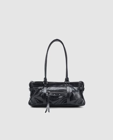  URBAN REVIVO - Túi đeo vai nữ phom chữ nhật cổ điển 