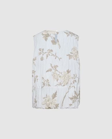  URBAN REVIVO - Áo sát nách nữ cổ tròn in hoa 