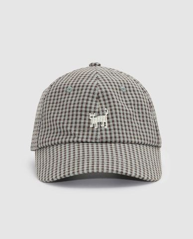  URBAN REVIVO - Nón bóng chày unisex họa tiết caro 