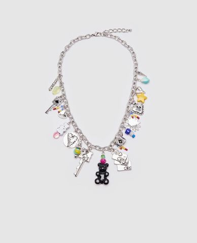  URBAN REVIVO - Vòng cổ nữ phối charm đa hình 