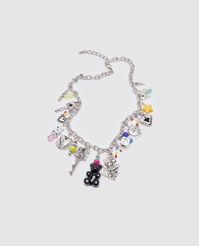  URBAN REVIVO - Vòng cổ nữ phối charm đa hình 