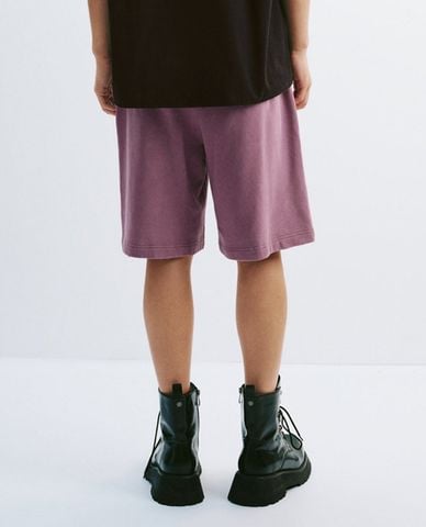  URBAN REVIVO - Quần short nam ống rộng lưng thun 