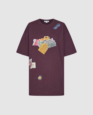  URBAN REVIVO - Áo thun nữ cổ tròn tay ngắn Printed 