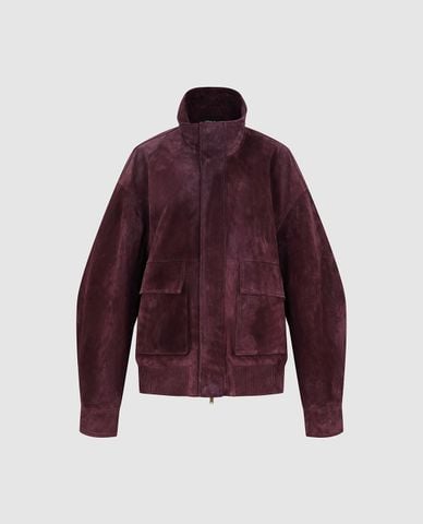  URBAN REVIVO - Áo khoác bomber nam cổ đứng phối túi hộp 