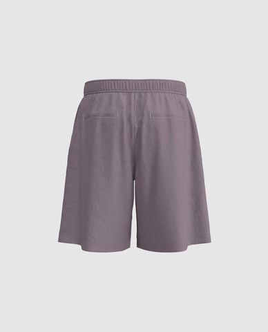  URBAN REVIVO - Quần short nam ngang gối lưng thun Leisure 