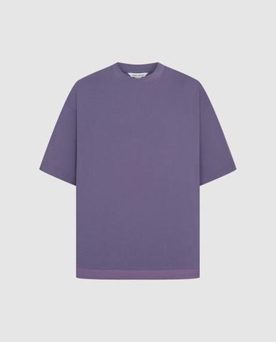  URBAN REVIVO - Áo thun nam cổ tròn tay ngắn 