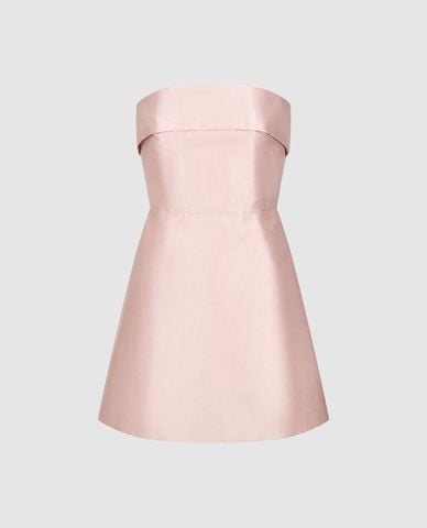  URBAN REVIVO - Đầm mini cúp ngực dáng xoè nữ tính 