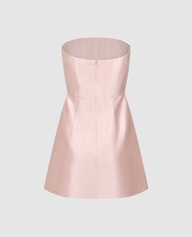  URBAN REVIVO - Đầm mini cúp ngực dáng xoè nữ tính 