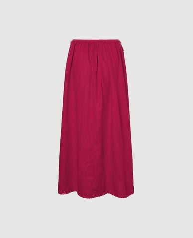  URBAN REVIVO - Chân váy phom suông midi thanh lịch 