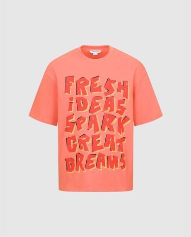  URBAN REVIVO - Áo thun nam cổ tròn tay ngắn Printed 