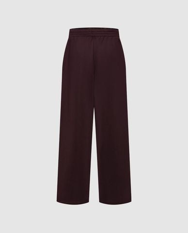  URBAN REVIVO - Quần nữ ống rộng phối dây rút 
