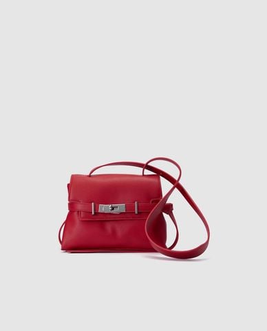  URBAN REVIVO - Túi đeo vai nữ hình thang hiện đại 