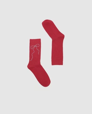  URBAN REVIVO - Vớ nữ cổ cao đính đá 