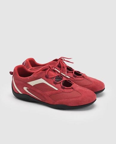  URBAN REVIVO - Giày sneakers nữ cổ thấp mũi tròn 