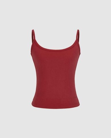  URBAN REVIVO - Áo hai dây nữ cổ tròn phom ôm 