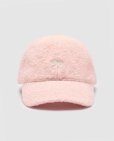  URBAN REVIVO - Nón bóng chày nữ thêu nơ 