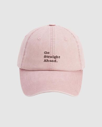  URBAN REVIVO - Nón bóng chày nữ thêu chữ 