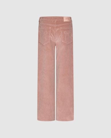  URBAN REVIVO - Quần jeans nữ ống đứng cổ điển 