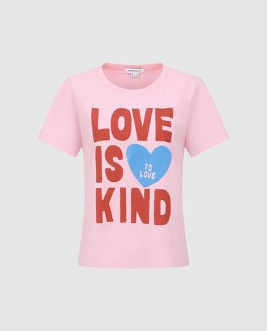  URBAN REVIVO - Áo thun nữ cổ tròn tay ngắn in họa tiết 