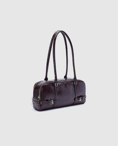  URBAN REVIVO - Túi đeo vai nữ hình chữ nhật dáng dài 