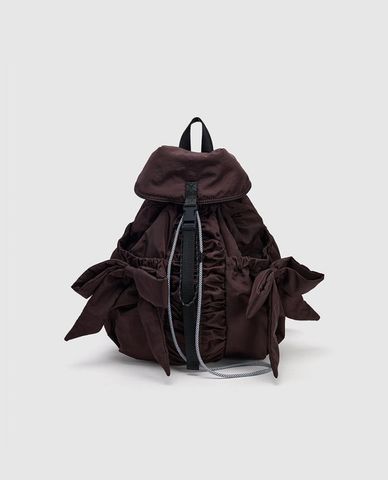  URBAN REVIVO - Balo nữ nắp gập phối nơ 