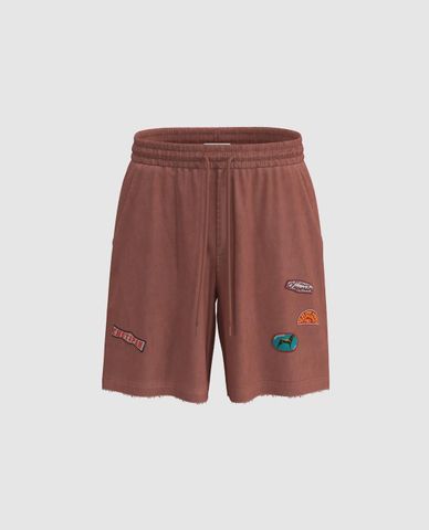  URBAN REVIVO - Quần short nam ống rộng Vogue 