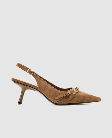  URBAN REVIVO - Giày sandals cao gót nữ mũi nhọn 