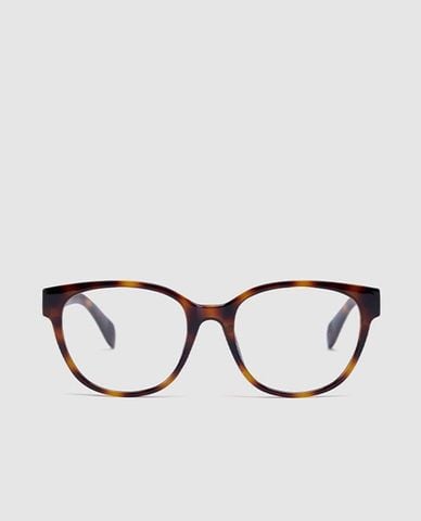  URBAN REVIVO - Kính mát nữ gọng vuông họa tiết tortoise 