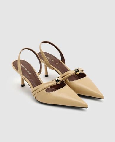  URBAN REVIVO - Giày sandals cao gót nữ mũi nhọn 