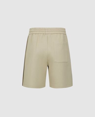  URBAN REVIVO - Quần short nam ngang gối lưng thun 