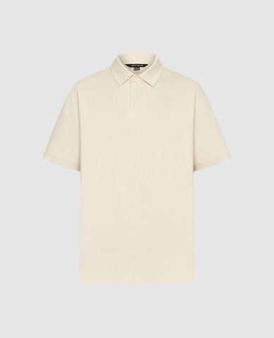  URBAN REVIVO - Áo polo nam cổ bẻ tay ngắn thanh lịch 